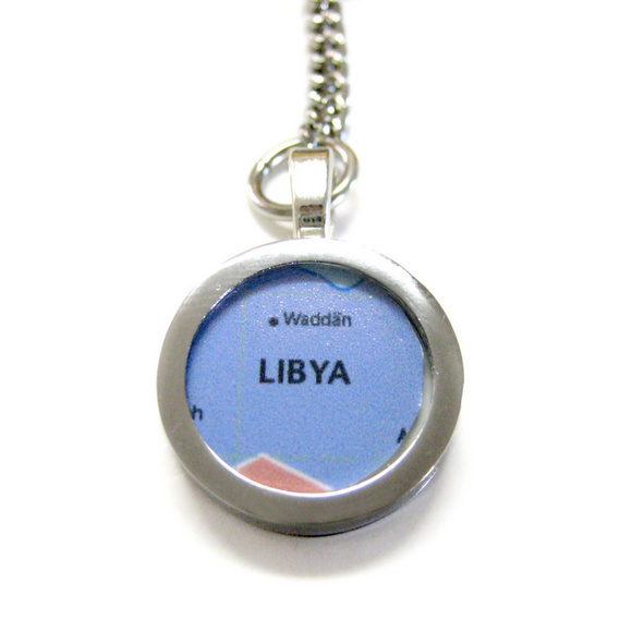 Libya Map Keychain - Picture 1 of 2